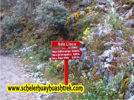 Inicio del Valle de Llaca